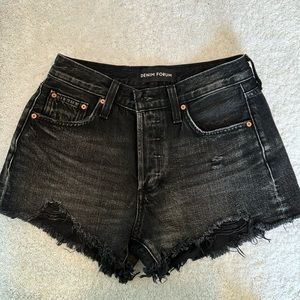 Black jean short, size 23.